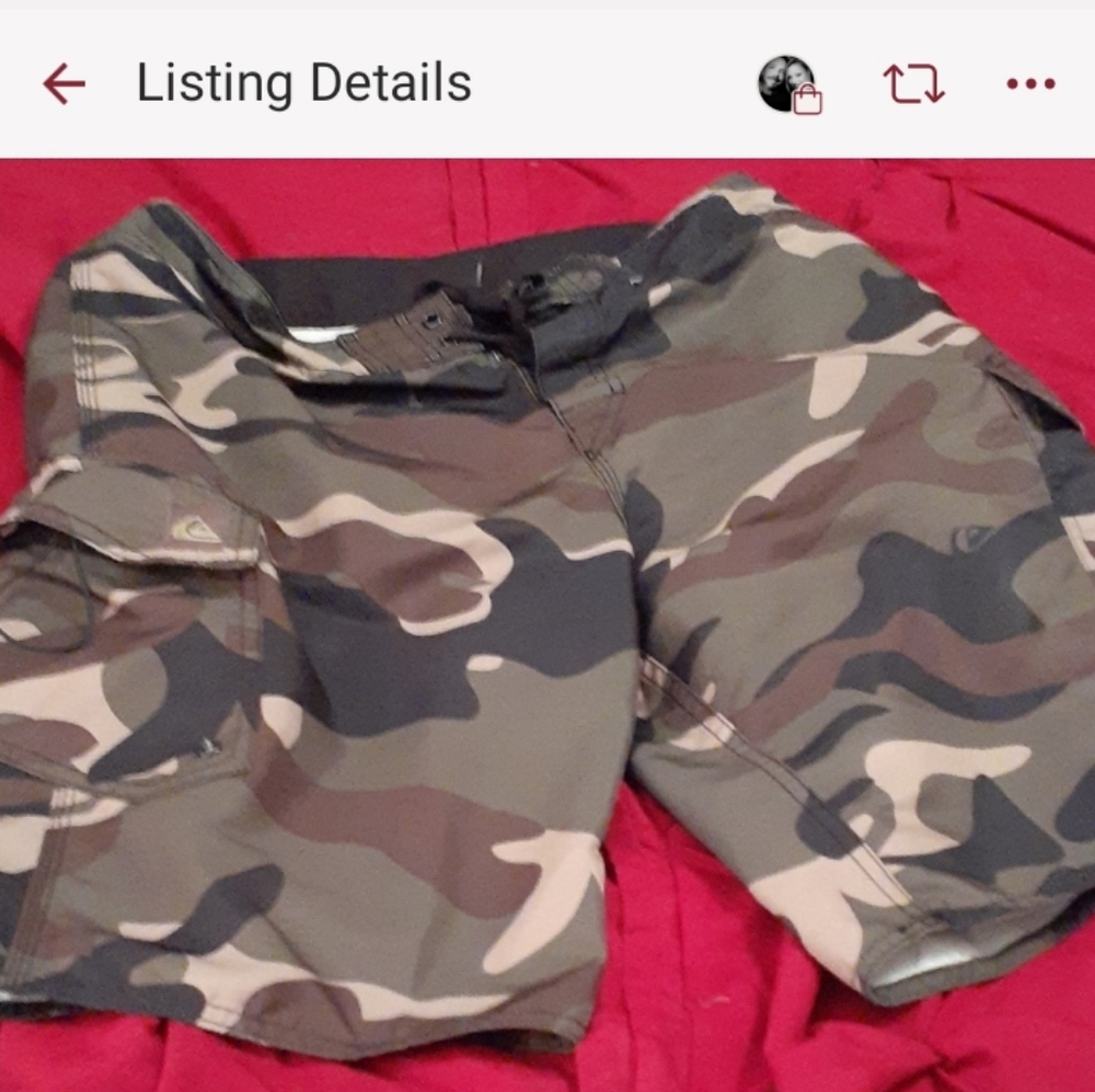 Men's Quiksilver board shorts size 32
